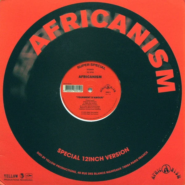 Africanism - Tourment D'amour (12") (2000) [Used Vinyl]