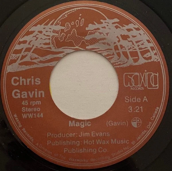Chris Gavin - Magic (7") (Very Good Plus (VG+))