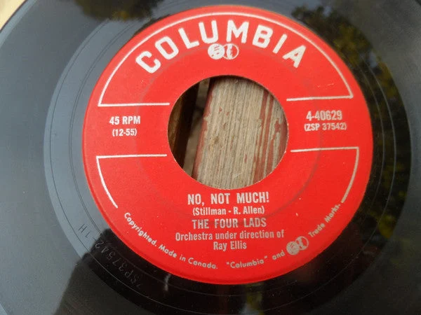 The Four Lads - No, Not Much! (7", Single) (Very Good (VG))