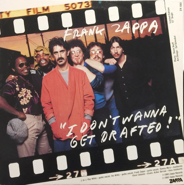 Frank Zappa - I Don't Wanna Get Drafted! (12", Ltd) (1980) [Used Vinyl]