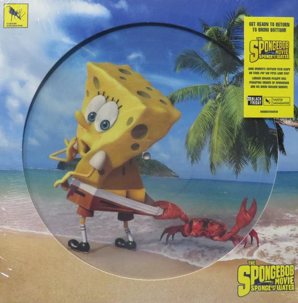 John Debney - The Spongebob Movie: Sponge Out Of Water (Music From The Motion Picture) (LP, Album, RSD, Ltd, Pic) (2025) [New Vinyl]