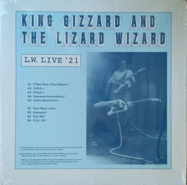 King Gizzard And The Lizard Wizard - L.W. Live '21 (LP, Comp, Cle) (2021) [New Vinyl]