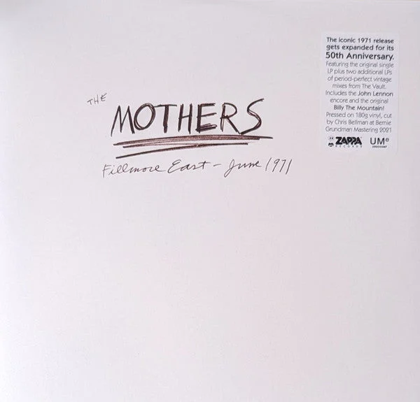 The Mothers - Fillmore East - June 1971 (3xLP, Album, Ltd, RE, RM, 50t) (2022) [New Vinyl]