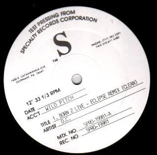 O.C. - Born To Live (Eclipse Remix) (12", TP) (1994) [Used Vinyl]