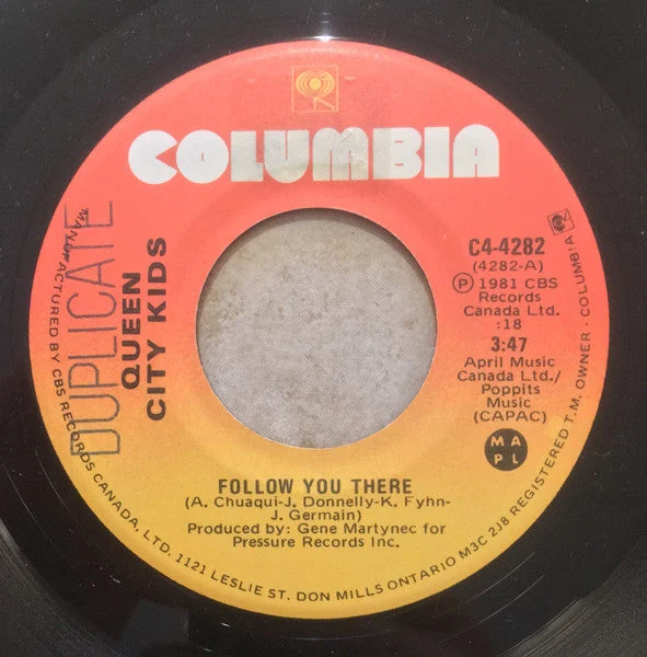 Queen City Kids - Follow You There (7", Single) (Very Good (VG))