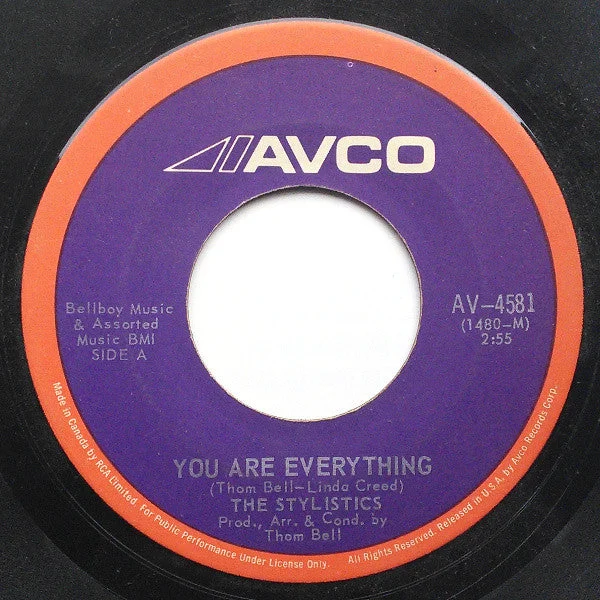 The Stylistics - You Are Everything (7", Single) (Good Plus (G+))