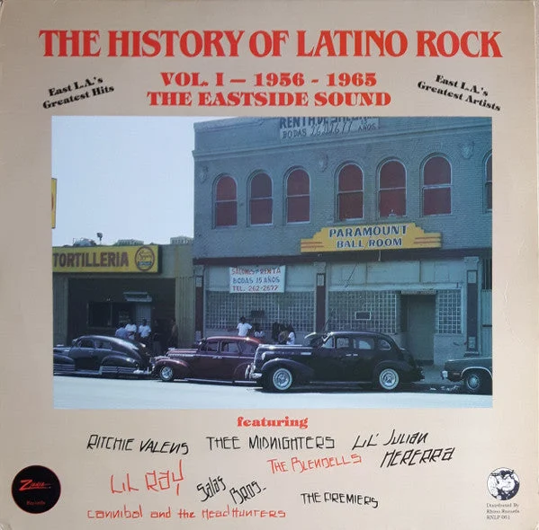 Various - The History Of Latino Rock Vol.1 1956-1965 (LP, Comp) (Very Good Plus (VG+))